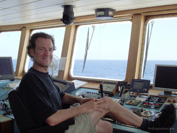 Blair Cliffe, Master of the SV Geosounder.