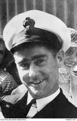 Informal outdoor portrait of 18351 Leading Steward (LSTD) Thomas Dee, HMAS Sydney, of Wellington, New Zealand (originally of Laura, SA). LSTD Dee enlisted in the RAN on 26 April 1927. He was was killed in action, aged 35, when the ship on which he was serving, HMAS Sydney II, was sunk with the loss of all hands, in the Indian Ocean by the German auxiliary cruiser Kormoran on 20 November 1941.