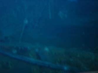 Blurred image of ship's main deck