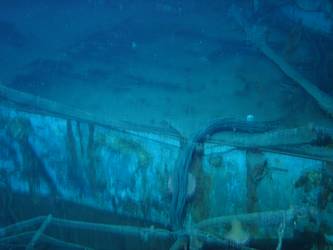 Wreckage adjacent to X turret