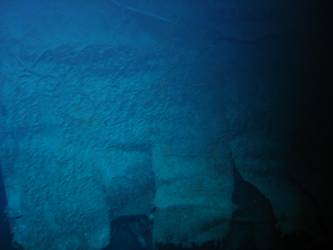 The break in deck forward of A gun turret