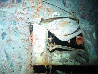 MT vent forward of barbette of A gun turret