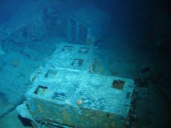 4-inch ready use lockers lying on 4-inch gun deck