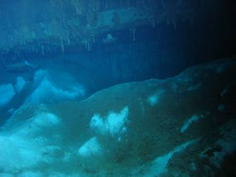 Ship's aft section resting in silt