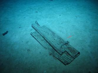 Roller shutter- possibly from boiler room vents near aft funnel