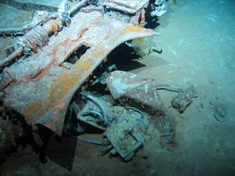 Side view of torpedo mount