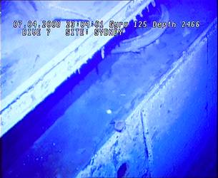 Section of the Sydney wreckage