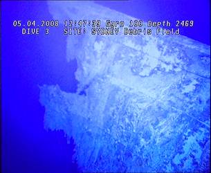 HMAS Sydney (II) Debris Field - ROV Dive 03 - 5 April 2008 - 12:47