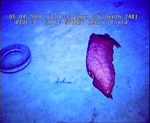 HMAS Sydney (II) Debris Field - ROV Dive 03 - 5 April 2008 - 17:18