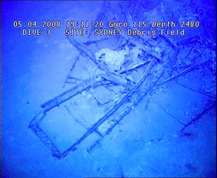 HMAS Sydney (II) Debris Field - ROV Dive 03 - 5 April 2008 - 19:11