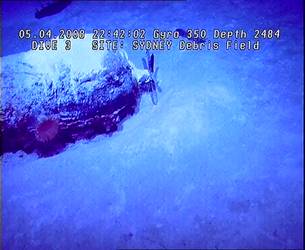 HMAS Sydney (II) Debris Field - ROV Dive 03 - 5 April 2008 - 22:41