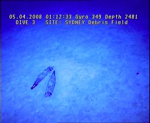 HMAS Sydney (II) Debris Field - ROV Dive 03 - 6 April 2008 - 01:12
