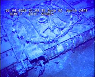 HMAS Sydney (II) Debris Field - ROV Dive 07 - 7 April 2008 - 21:43