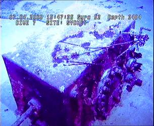 Box structure amongst debris