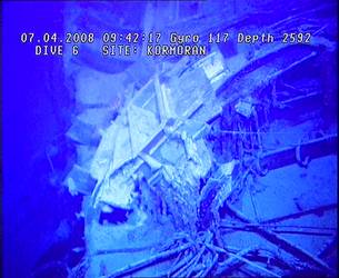 HSK Kormoran Debris Field 2 - ROV Dive 06 - 7 April 2008 - 09:42