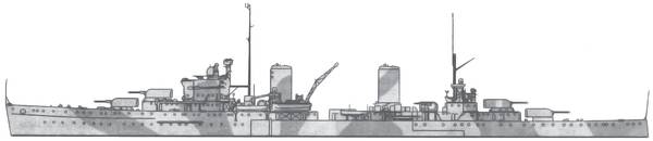 Diagram of HMAS Sydney (II)